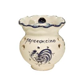 Porta peperoncino ceramica romagnola